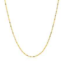 Load image into Gallery viewer, 14k Yellow Gold Diamond-Cut Bead Chain 1.0mm
