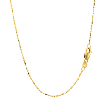 Load image into Gallery viewer, 14k Yellow Gold Diamond-Cut Bead Chain 1.0mm
