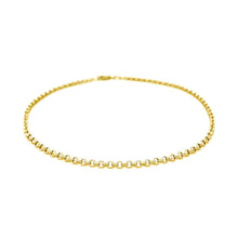 Load image into Gallery viewer, 2.3mm 10k Yellow Gold Rolo Anklet
