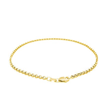 Load image into Gallery viewer, 2.3mm 10k Yellow Gold Rolo Anklet
