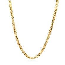 Load image into Gallery viewer, 3.4mm 14k Yellow Gold Round Box Chain
