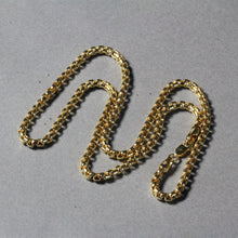 Load image into Gallery viewer, 3.4mm 14k Yellow Gold Round Box Chain
