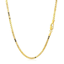 Load image into Gallery viewer, 14k Yellow Gold Semi Solid Box Chain 1.6mm
