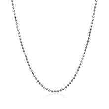 Load image into Gallery viewer, 14k White Gold Bead Chain 1.5mm
