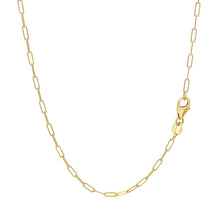 Load image into Gallery viewer, 14K Yellow Gold Fine Paperclip Chain (1.5mm)
