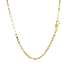Load image into Gallery viewer, 10k Yellow Gold Mariner Link Chain 1.7mm
