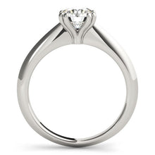 Load image into Gallery viewer, 14k White Gold Double Prong Set Solitaire Diamond Engagement Ring (1 cttw)
