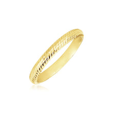 Load image into Gallery viewer, 14k Yellow Gold Textured Comfort Fit Wedding Band
