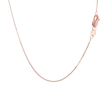 Load image into Gallery viewer, 14k Rose Gold Classic Box Chain 0.4mm
