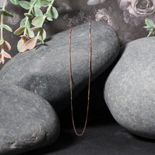 Load image into Gallery viewer, 14k Rose Gold Classic Box Chain 0.4mm
