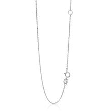 Load image into Gallery viewer, 14k White Gold Adjustable Cable Chain 1.1mm
