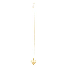 Load image into Gallery viewer, 14k Yellow Gold Diamond Heart Locket Necklace
