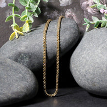 Load image into Gallery viewer, 14k Yellow Gold Solid Round Box Chain 2.5 mm
