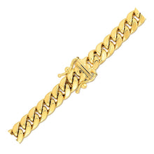 Load image into Gallery viewer, 6.65mm 10k Yellow Gold Semi Solid Miami Cuban Chain
