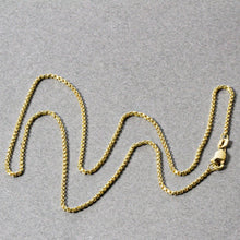 Load image into Gallery viewer, 14k Yellow Gold Round Box Chain 1.35 mm
