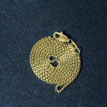 Load image into Gallery viewer, 14k Yellow Gold Round Box Chain 1.35 mm
