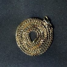Load image into Gallery viewer, 2.0mm 14k Yellow Gold Semi Solid Box Chain
