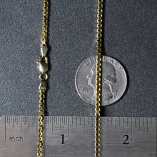 Load image into Gallery viewer, 2.0mm 14k Yellow Gold Semi Solid Box Chain

