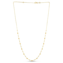 Load image into Gallery viewer, 14k Yellow Gold Bead Necklace
