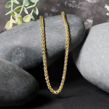 Load image into Gallery viewer, 14k Yellow Gold 2.8mm Light Weight Wheat Chain
