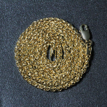 Load image into Gallery viewer, 14k Yellow Gold 2.8mm Light Weight Wheat Chain
