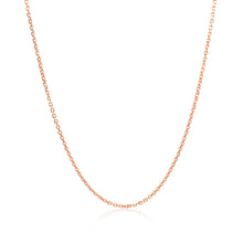 Load image into Gallery viewer, 14k Rose Gold Diamond Cut Cable Link Chain 1.1mm

