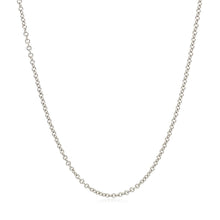 Load image into Gallery viewer, 14k White Gold Round Cable Link Chain 1.9mm

