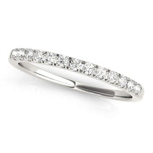 Load image into Gallery viewer, 14k White Gold Timeless Diamond Wedding Ring (1/5 cttw)
