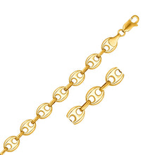 Load image into Gallery viewer, 11.0mm 14k Yellow Gold Puffed Mariner Link Chain
