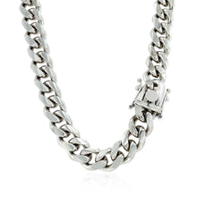 Load image into Gallery viewer, Sterling Silver Rhodium Plated Miami Cuban Chain 8.4mm
