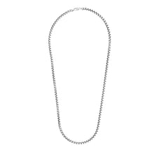 Load image into Gallery viewer, 4.4mm Sterling Silver Rhodium Plated Round Box Chain
