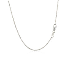 Load image into Gallery viewer, 14k White Gold Diamond Cut Rolo Chain 1.1mm
