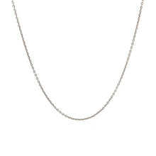 Load image into Gallery viewer, 14k White Gold Round Cable Link Chain 1.1mm
