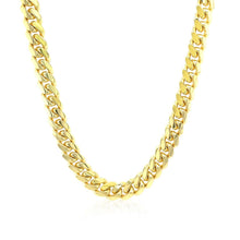 Load image into Gallery viewer, 6.0mm 14k Yellow Gold Classic Miami Cuban Solid Chain
