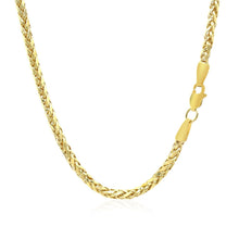 Load image into Gallery viewer, 2.7mm 14k Yellow Gold Lite Diamond Cut Round Franco Chain
