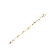Load image into Gallery viewer, Sterling Silver Gold Plated Paperclip Chain (2.95 mm)
