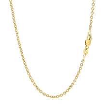 Load image into Gallery viewer, 14k Yellow Gold Round Cable Link Chain 1.9mm
