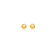 Load image into Gallery viewer, 14k Yellow Gold Round Motif Stud Earrings (7.0 mm)
