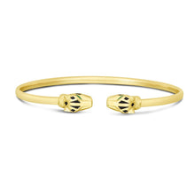 Load image into Gallery viewer, 14k Yellow Gold Panther Bangle (3.00 mm)
