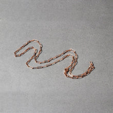 Load image into Gallery viewer, 14K Rose Gold Delicate Paperclip Chain (2.1mm)
