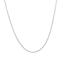 Load image into Gallery viewer, 14k White Gold Diamond Cut Cable Link Chain 0.7mm
