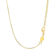 Load image into Gallery viewer, 14k Yellow Gold Necklace with Polished Curved Bar Pendant
