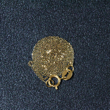 Load image into Gallery viewer, 14k Yellow Gold Diamond Cut Cable Link Chain 0.7mm
