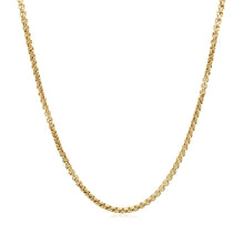 Load image into Gallery viewer, 14k Yellow Gold Solid Round Box Chain 1.6 mm
