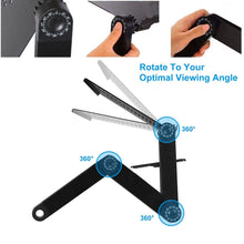 Load image into Gallery viewer, iMounTEK GPCT1656 360° Rotatable Portable Desk Stand with Mouse Board (Black)
