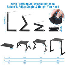 Load image into Gallery viewer, iMounTEK GPCT1656 360° Rotatable Portable Desk Stand with Mouse Board (Black)
