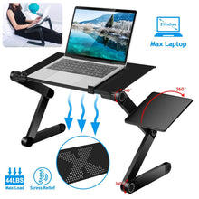 Load image into Gallery viewer, iMounTEK GPCT1656 360° Rotatable Portable Desk Stand with Mouse Board (Black)
