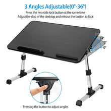 Load image into Gallery viewer, iMounTEK Laptop Lap Desk Adjustable Foldable Stand with Mouse Pad (Black)
