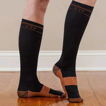 Load image into Gallery viewer, 6-Pairs: Unisex Copper-Infused Knee High Compression Socks

