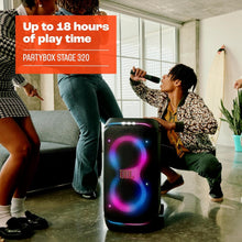 Load image into Gallery viewer, JBL Party Box Stage 320 Bluetooth Party Speaker Illuminated Splash‑Resistant 240W
